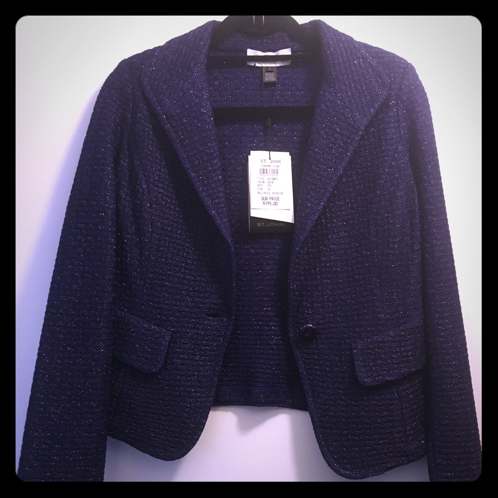 St. John’s purple jacket, brand new